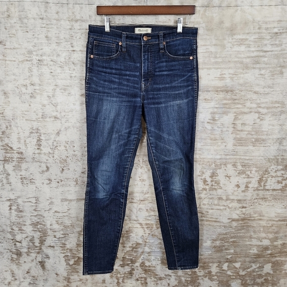 Madewell 28 10" High-Rise Skinny Jeans Denim High Rise - Picture 2 of 11